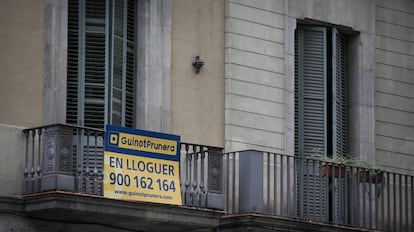 Imagen de un piso en alquiler en Barcelona.