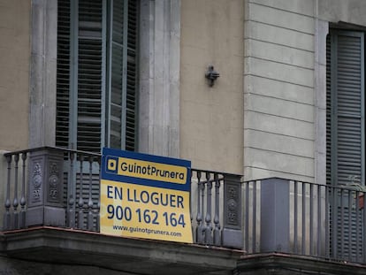 Imagen de un piso en alquiler en Barcelona.