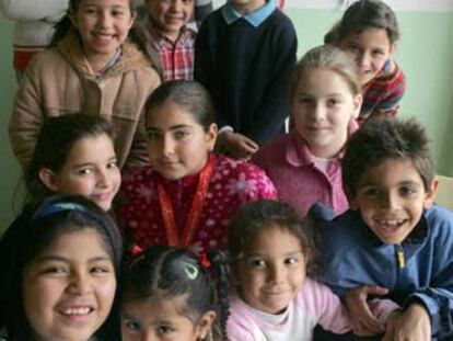 Alumnos del colegio público Méndez Núñez de Madrid.