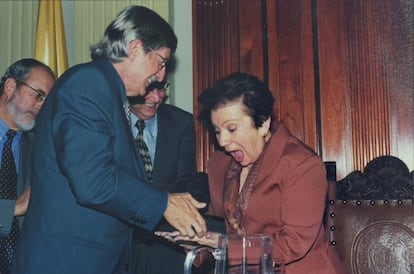 Rosita Turizo, en la Facultad de Derecho de la Universidad de Antioquia.