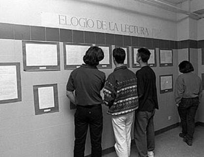 Un grupo de estudiantes en un instituto de secundaria en Parla, Madrid.