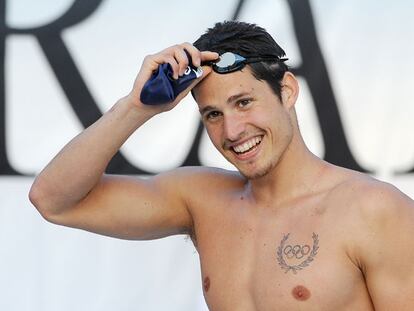 Aschwin Wildeboer, tras batir el récord mundial en Pescara.