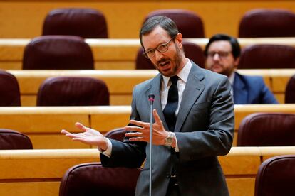 Javier Maroto, portavoz del PP en el Senado.