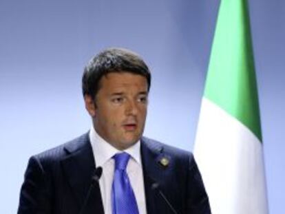 El primer ministro italiano, Matteo Renzi.