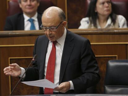 El ministro de Hacienda, Crist&oacute;bal Montoro.