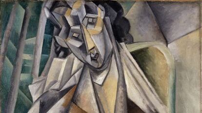 'Mujer sentada en un sillón', de Picasso.