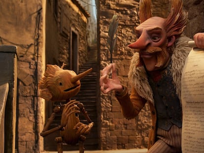 A still from ‘Guillermo del Toro’s Pinocchio’.
