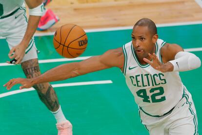 Al Horford, durante un partido contra los Indiana Pacers.