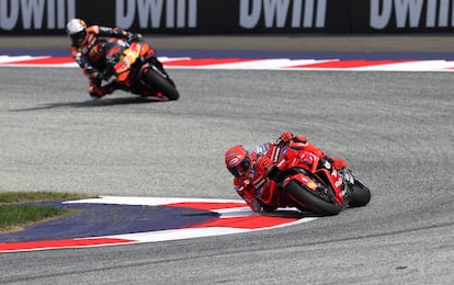 Marc Márquez, en acción durante el GP de Austria en Spileberg.