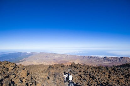 La ruta de los Volcanes Legendarios en el Tenerife Walking Festival.