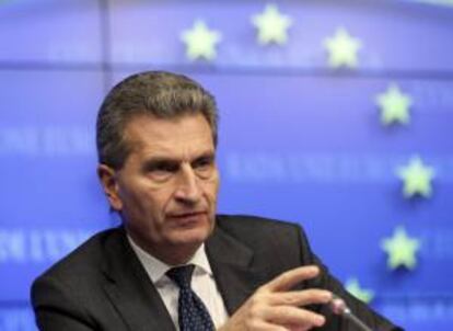 El comisario europeo de Energía, Günther Oettinger. EFE/Archivo