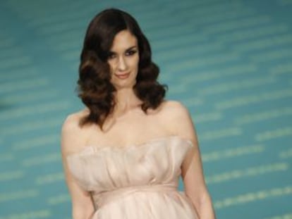 Paz Vega, con un vestido de Hannibal Laguna. 