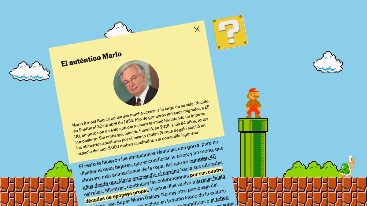 Por las tuberías con Super Mario: un viaje interactivo