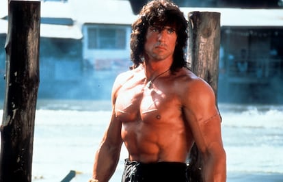 Sylvester Stallone en una escena de 'Rambo III' (1988).