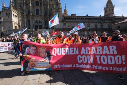 Ambiente, durante la manifestacin.