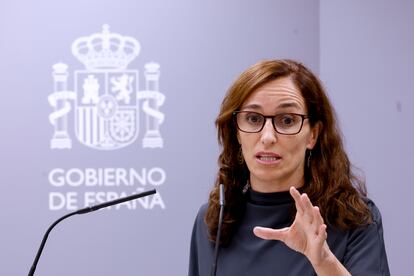 La ministra de Sanidad, Mónica García.