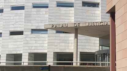 Fachada de los juzgados de Lleida.