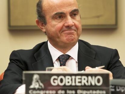 El Ministro de Economía, Luis de Guindos.