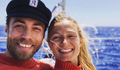 James Middleton y su novia, Alizee Thevenet.