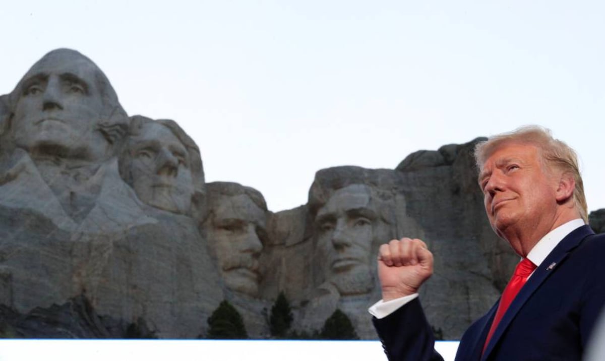 La visita de Donald Trump al monte Rushmore, en imágenes | Fotos | Internacional | EL PAÍS