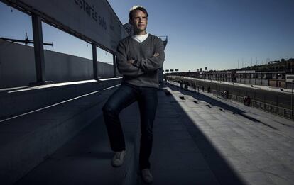 Antonio Garcia, piloto de resistencia, en el circuito del Jarama, en Madrid.