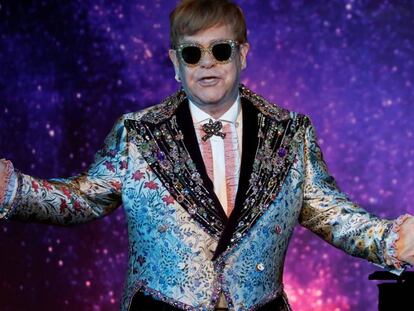 Elton John el pasado 24 de enero en Nueva York.