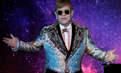 Elton John el pasado 24 de enero en Nueva York.