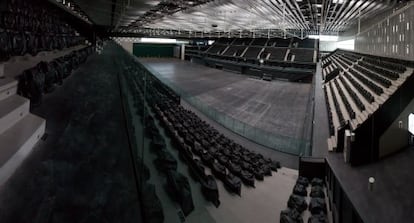 Vista interior del pabell&oacute;n Reyno de Navarra Arena, en Pamplona.