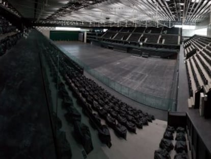 Vista interior del pabell&oacute;n Reyno de Navarra Arena, en Pamplona.