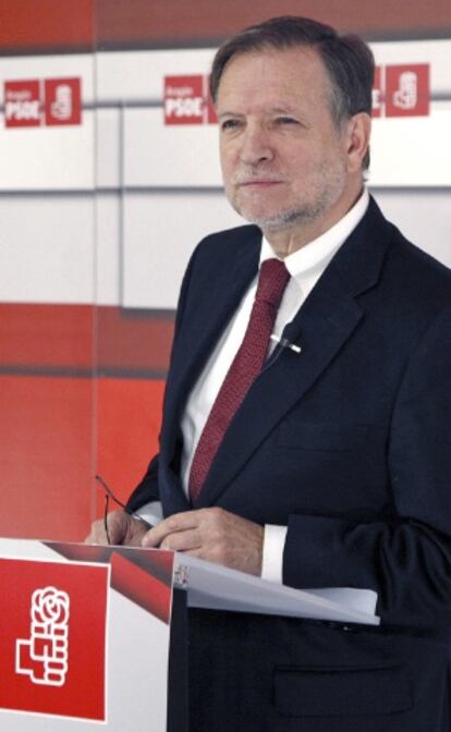 El secretario general del PSOE de Aragón, Marcelino Iglesias.