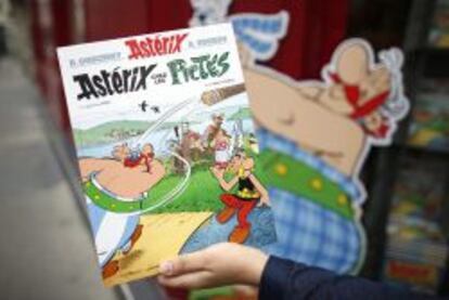 "Asterix chez les Pictes" en una librería en París