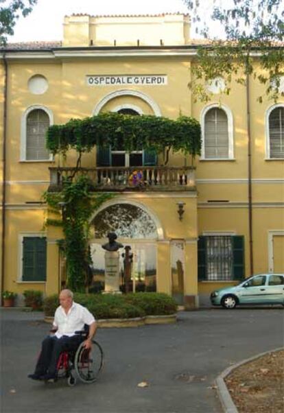 Hospital fundado por Verdi en Villanova d'Arda.