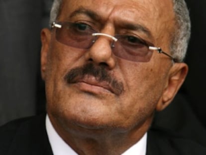 El presidente de Yemen, Ali Abdalá Saleh, en una foto de abril de 2011.
