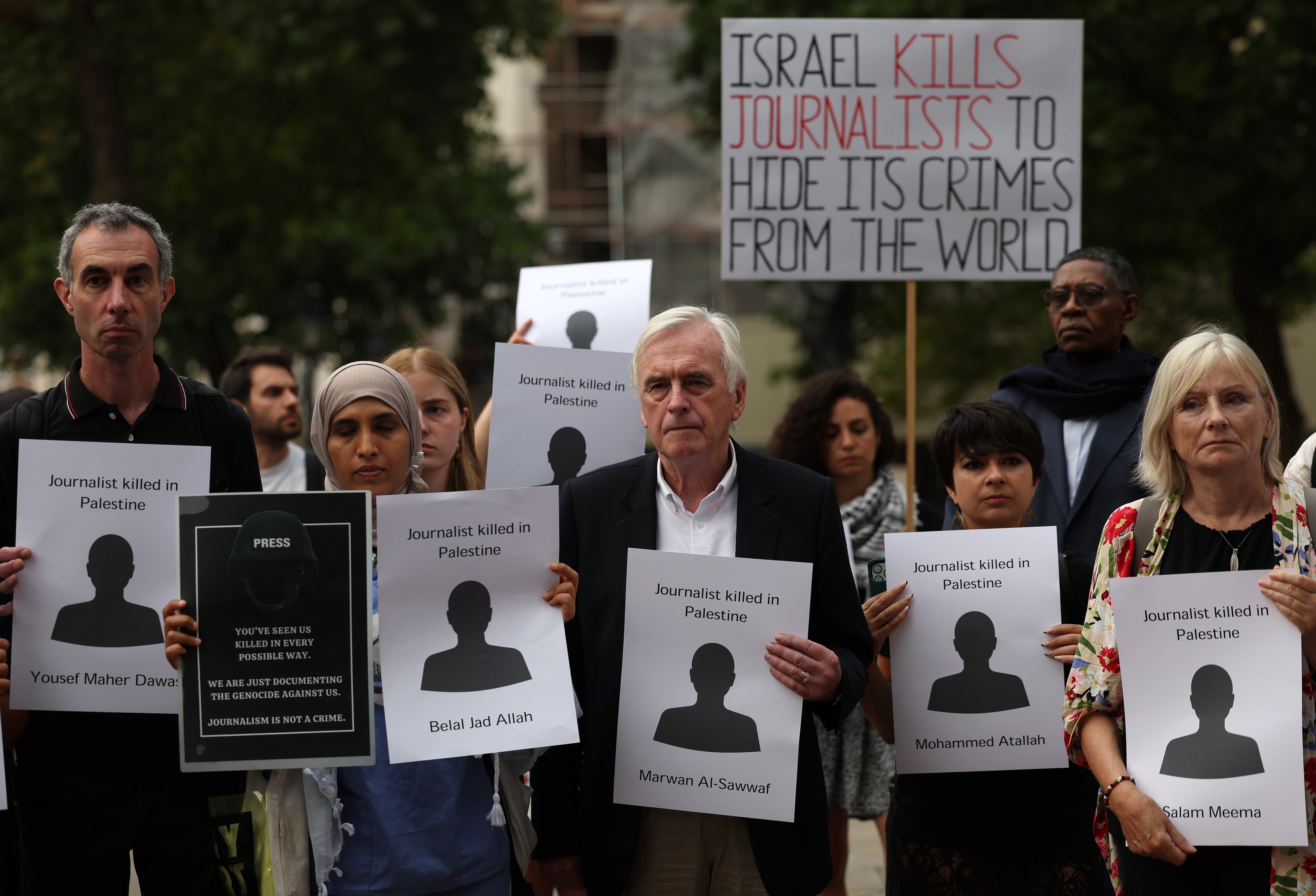 Israel asesina a los testigos en Gaza