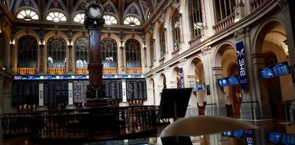 Interior de la Bolsa de Madrid. EFE/Mariscal/Archivo