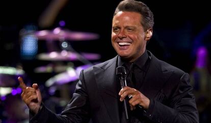 Luis Miguel, en un concierto en Chile en 2012.