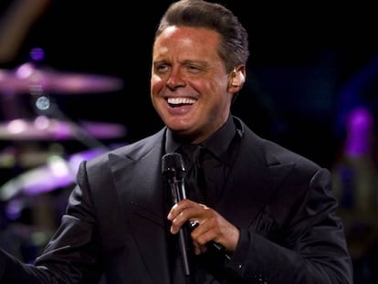 Luis Miguel, en un concierto en Chile en 2012.