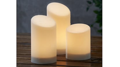 Las velas led de Ikea se ponen en marcha de una forma original: pasando la mano por encima de ellas.