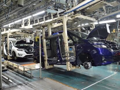 Planta de producción de Nissan en Kyushu (Japón).