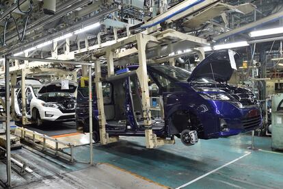 Planta de producción de Nissan en Kyushu (Japón).