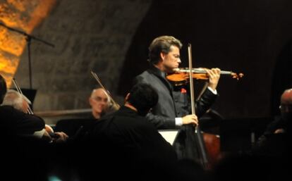 El violinista Julian Rachlin en uno de los conciertos que ofreció el años pasado en el festival que lleva su nombre.