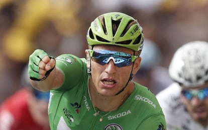 Kittel, tras ganar el Pau.