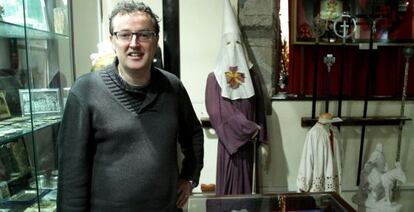 Carmelo Corada, pregonero de la Semana Santa de Bilbao.