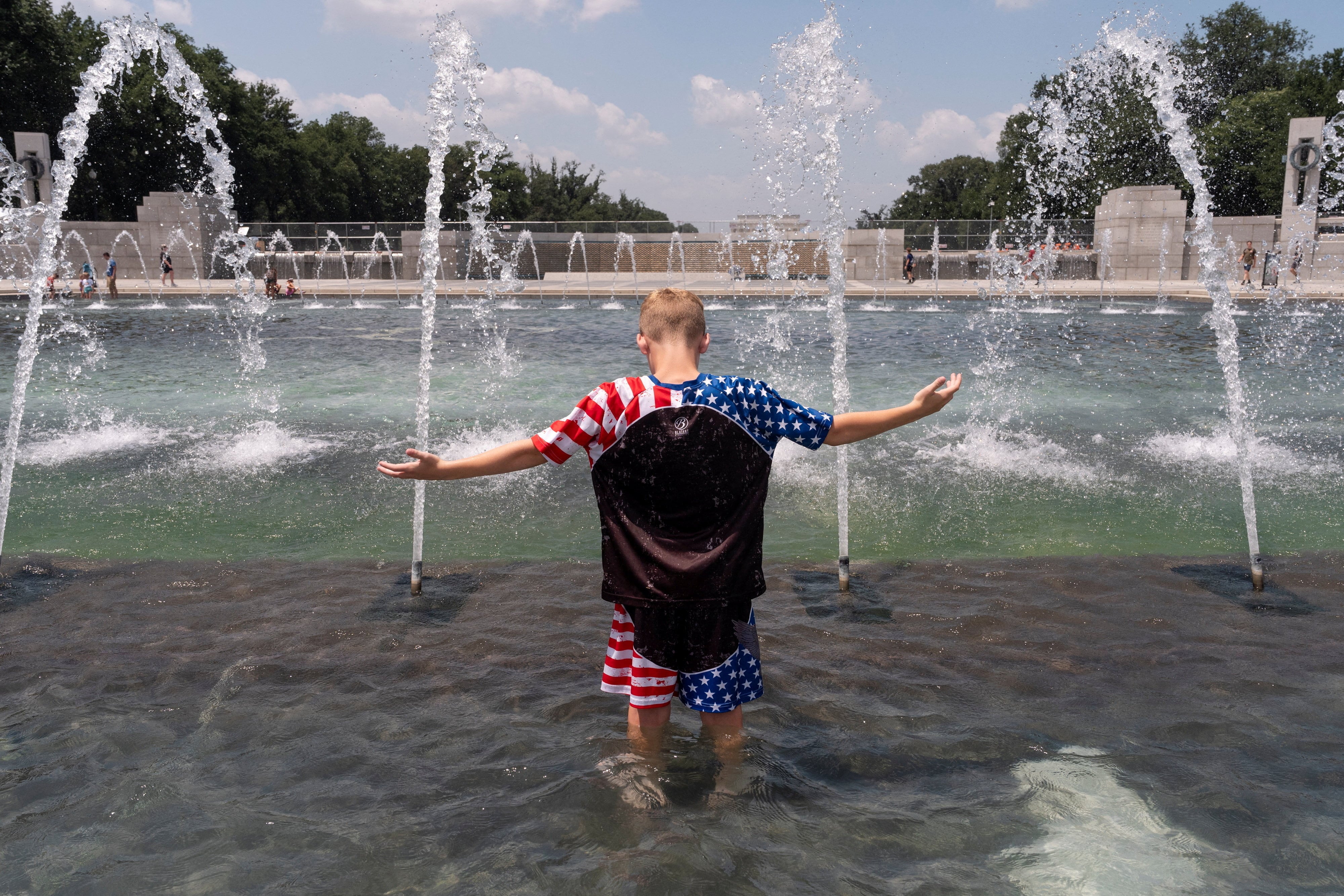 El cambio climático está detrás del intenso calor que sofoca la fiesta de independencia en Estados Unidos