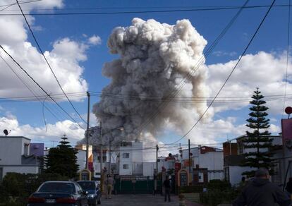 A massive explosion gutted Mexico's biggest fireworks market on Tuesday.