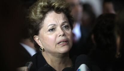Rousseff, el viernes pasado en Montevideo.