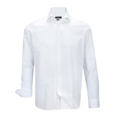 Una camisa blanca es un básico perfecto para regalar en una fecha como esta. Ésta es de Emidio Tucci y cuesta 24,95 euros.