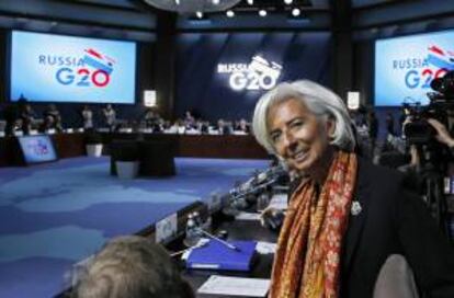 En la imagen, la directora del Fondo Monetario Internacional (FMI), Christine Lagarde. EFE/Archivo