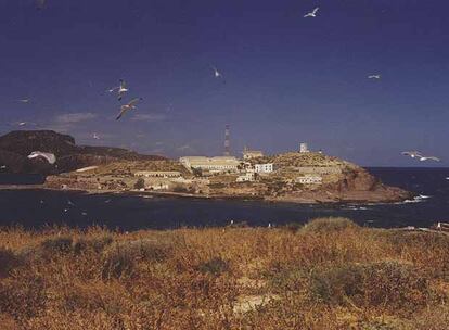 Vista de las islas Chafarinas.