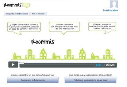 La aplicaci&oacute;n Roommis muestra pisos compartidos en Facebook